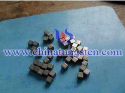 military tungsten alloy cube picture