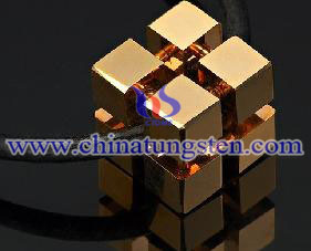 military tungsten alloy cube picture