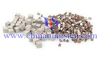 military tungsten alloy cube picture