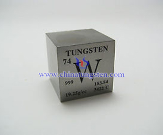 askeri tungsten alaşım Cube resim