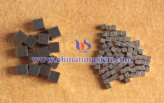 military tungsten alloy cube picture