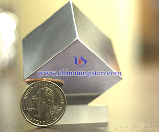 military tungsten alloy cube picture